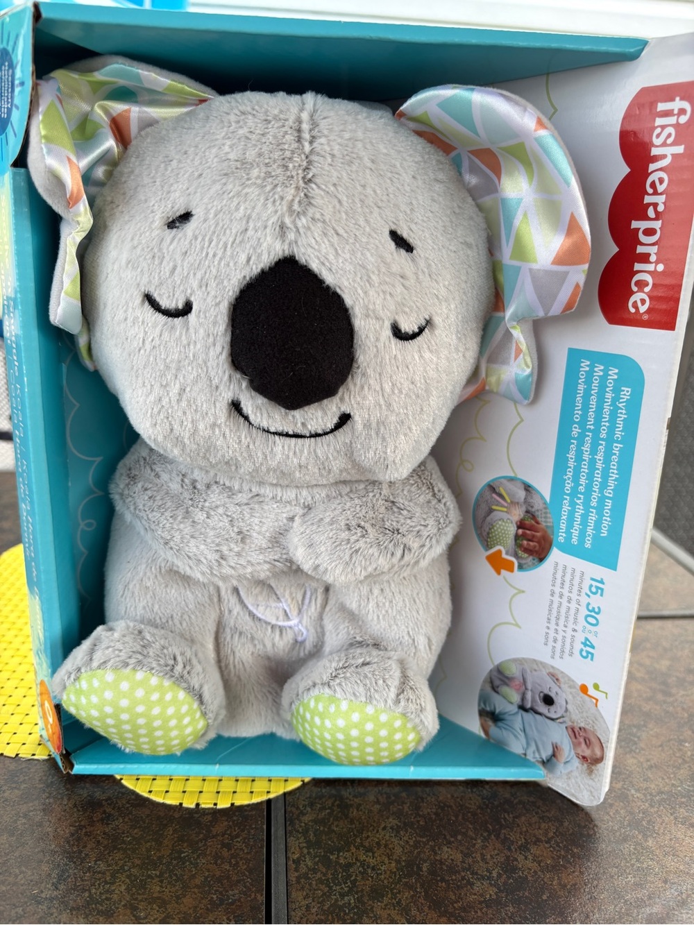 Fisher-Price Soothe ‘n Snuggle Grey Koala Plush Toy - Soft Sleep Soother